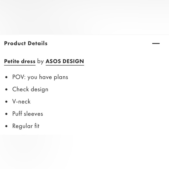 ASOS Petite Mini Tea Dress in Black Check - Picture 13 of 14